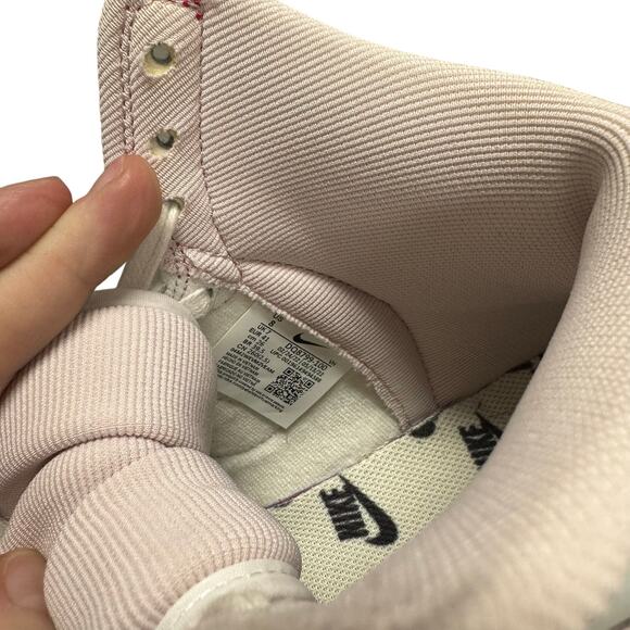 Nike Dunk High 1985 Barely Rose/White EUC - Picture 7 of 8